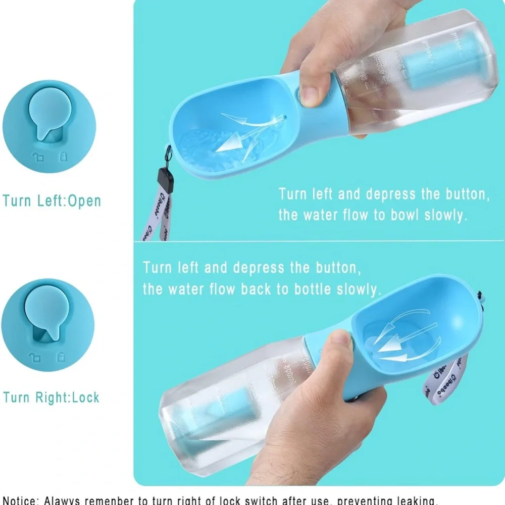 Outdoor Essentials 3 in 1 Pet Water Bottle